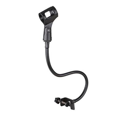 Imagem de SIMBAE Suporte de pescoço de ganso Suporte de microfone Suporte de pescoço de ganso Suporte de mangueira Suporte telescópico Suporte ao vivo Suporte de mesa acessório para microfone