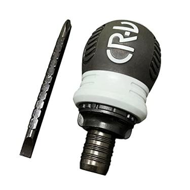 Imagem de Chave de fenda com catraca Chave de fenda com fenda e ponta dupla Telescópica CR-V Multiferramenta