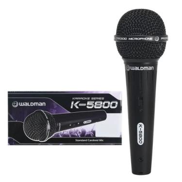 Imagem de Microfone Dinâmico Cardióide Karaoke K-5800 Waldman