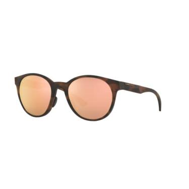 Imagem de Óculos de Sol Oakley Spindrift 0OO9474 947401 Tam 52 / Tartaruga Marrom - Lentes Prizm Rose Gold