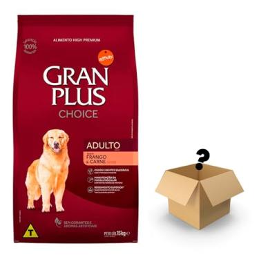 Imagem de Ração Gran Plus Cães Choice Adultos Frango E Carne - 15kg +
