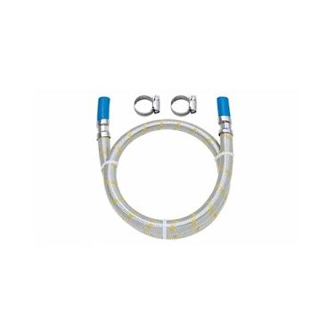 Imagem de Engate Flexível Blukit Inox para Gás para Espigão com Abraçadeira 1,20m