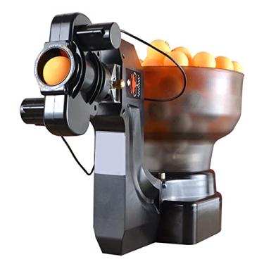 Imagem de LLYANZZ Robô de tênis de mesa, 36 bolas de rotação diferentes, robô de pingue-pongue, máquina automática de tênis de mesa, lançador de bolas para treinamento de prática de pingue-pongue