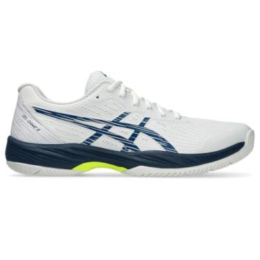 Imagem de ASICS Tênis masculino, Branco Mako azul, 44
