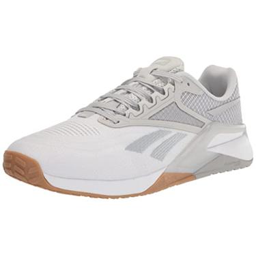 Imagem de Reebok Tênis feminino Nano_X2 Fitness Workout Athletic and Training, Cinza puro/branco/chiclete, 39