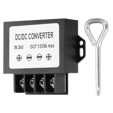 Imagem de MZHOU Conversor abaixador 24V para 12V DC, conversor buck DC 24v para 12v 5A 240W regulador de tensão, conversor 24V dc para 12V dc para carrinho, carro, caminhão, TV a cabo, projetos DIY, etc.