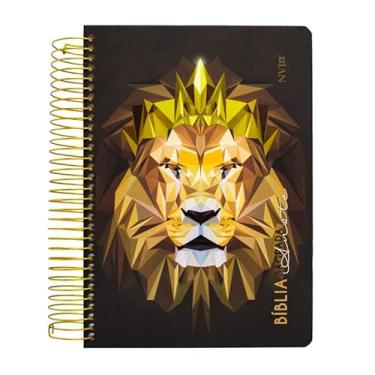 Imagem de Bíblia Sagrada Anote - Leão Geométrico - NVI
