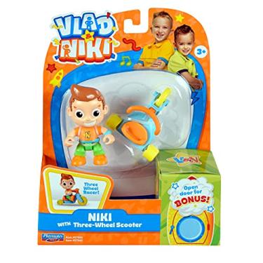 Imagem de BANDAI Vlad & Niki Play Action Figure - Everyday Niki- Articulated Action Figurine with Accessories, Multicolor, P57560