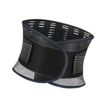 Imagem de harayaa Cinto de suporte para as costas para homens e mulheres, cinta lombar, flexível, cinto de suporte lombar para academia em casa, interno, externo,