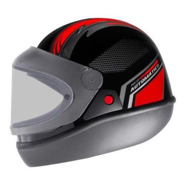 Imagem de Capacete Ebf Automático Bolt San Marino + Nfe, Vermelho, 56