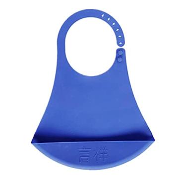 Imagem de Bonarty Babadores adultos com apanhador de migalhas para idosos que ajudam a viver, material de silicone, à prova d'água, é um auxílio de jantar para idosos e pacientes