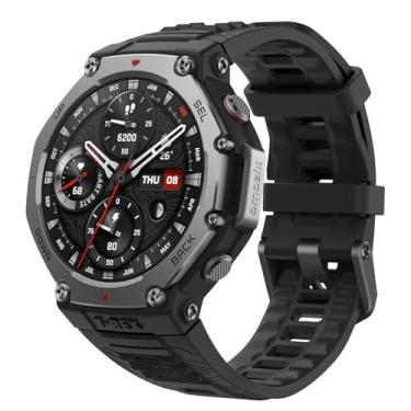 Imagem de Amazfit Relógio inteligente T-Rex 3 para ambientes externos, tela AMOLED de 48 mm, mapas e navegação offline, 6 sistemas de satélite GPS de banda dupla, vida útil da bateria de 27 dias, modo esportivo