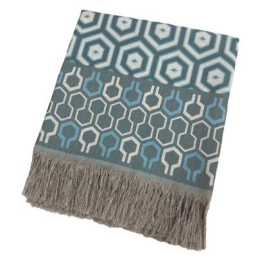 Imagem de Xale Manta para Sofá e Cama Dupla Face Luxuosa Decorativa Resistente 1