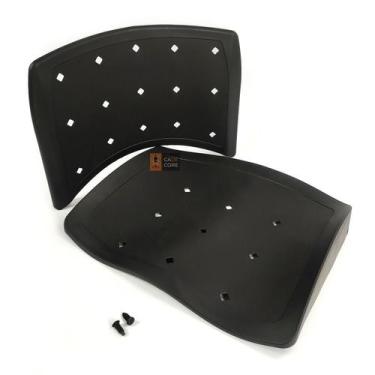 Imagem de Assento/Encosto Em Plastico Preto Ergoplax Iso Polipropileno - Plaxmet