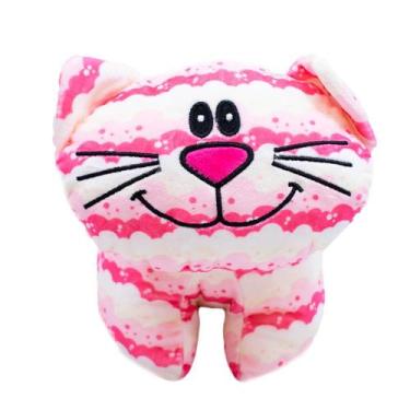 Imagem de Gato Rosa Corpo Comprido 19cm - Pelúcia - Foffy