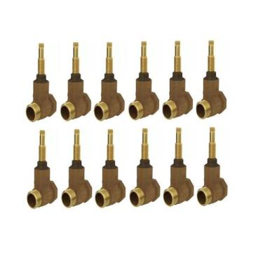 Imagem de Kit12pcs-base Registro De Pressão 3/4 4416.202 Deca