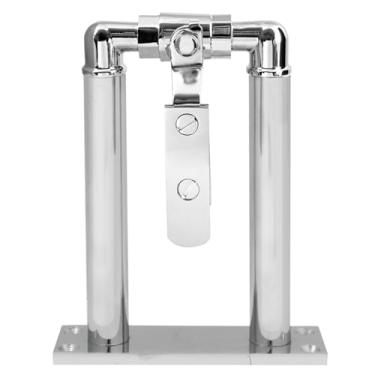 Imagem de GG Grand General 69979 Conjunto de suporte cromado de 17,78 cm e alavanca de válvula de ar para buzina de trem 69991