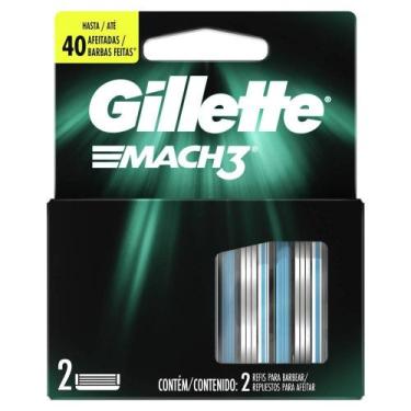 Imagem de Carga Gillette Para Aparelho de Barbear Mach 3 Com 2un - PROCTER E GLA