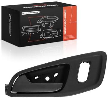 Imagem de A-Premium Maçaneta interior do lado do motorista dianteiro esquerdo compatível com Ford Escape 2013-2019, C-Max 2013-2018, preto texturizado, com fechaduras elétricas, substituição # CJ5Z-7822601-AA,