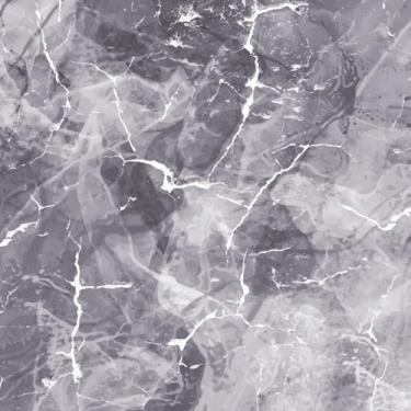 Imagem de AMAZING WALL Painéis de parede com impressão de mármore cinza claro e roxo acrílico para decoração de casa para sala de estar, quarto, cozinha, instalação de cola de fundo de TV, 6 peças