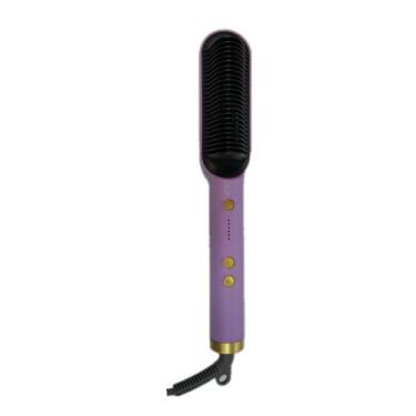 Imagem de Escova Portátil De Cabelo Pente Elétrico Cerâmico Alisamento - Vijodi,