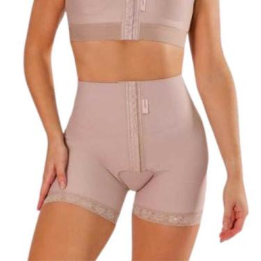 Imagem de Bermuda Compressão Levanta Bumbum Emana 88011F ModelleSkin, Preto, EEE