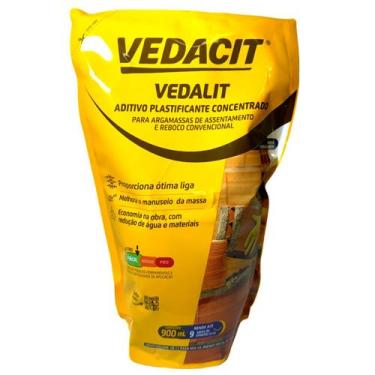 Imagem de Vedalit 900 ml - Aditivo Plastificante Concentrado para Argamassas de 