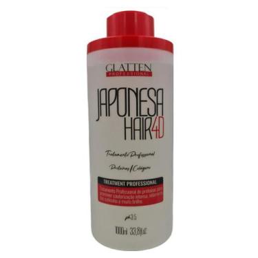 Imagem de Glatten Japonesa Hair 4D - Escova Progressiva Liso Definitivo 1L, Japo