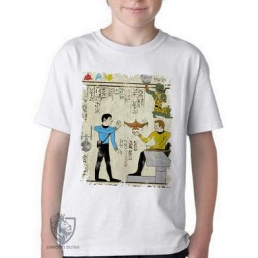 Imagem de Camiseta Infantil ou adulto Hieróglifos Star Trek  Blusa Criança todos