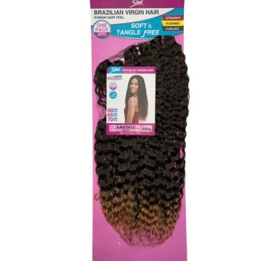 Imagem de Cabelo Orgânico Ondulado/Cacheado  Lavínia- 260g  50cm - Sleek, T2/27