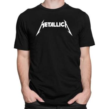 Imagem de Camiseta Masculina Banda De Rock Metálica 100% Algodão - SEMPRENALUTA,