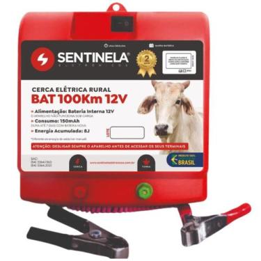 Imagem de Eletrificador De Cerca Rural 100km Bateria 12v - Sentinela