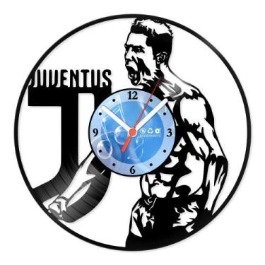 Imagem de Relógio De Parede Disco Vinil Celebridades - Cristiano Ronaldo 4 - VCE