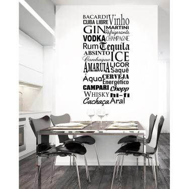 Imagem de Adesivo Decorativo De Parede Frase Com Diversas Palavras
