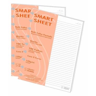 Imagem de Refil Caderno de Discos 120g 200 Folhas Pautado Medio 9 Furos