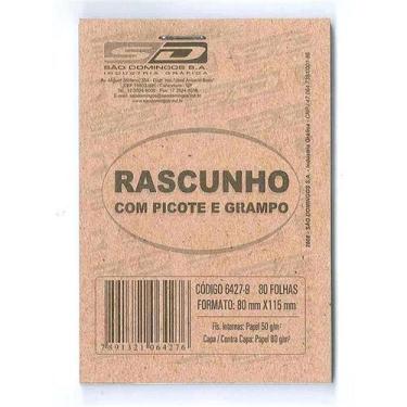 Imagem de Bloco Rascunho Com Picote 80x115mm 80 Folhas São Domingos - SAO DOMING