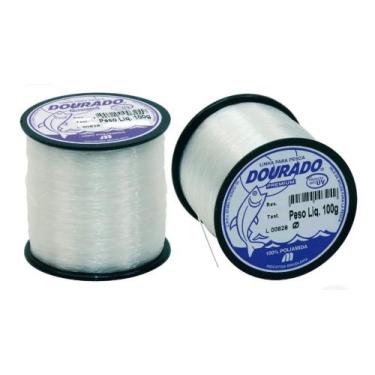 Imagem de Linha Pesca Dourado Premium 100 Gramas Nylon Monofilamento- Varias Med