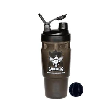 Imagem de Coqueteleira Darkness 1 Litro Blender Ball Shakeira Garrafa Academia -