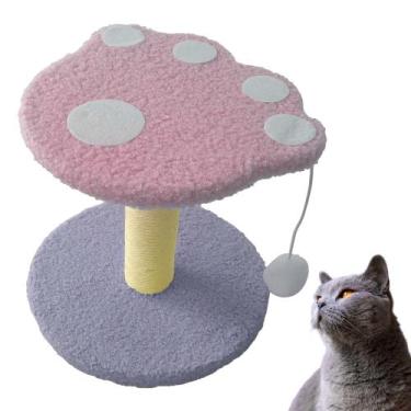 Imagem de Arranhador para Gatos Patinha Bola Brincadeira Arranhar Brincar Pet Sh