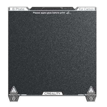 Imagem de KOYOFEI Creality K1C Texture Pei Build Plate Kit, Impressora 3D Resistência Ao Calor E Ao Desgaste Textured Pei Spring Steel Plateform Com Design De Bico De Limpeza Para K1C