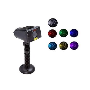 Imagem de Ledmall Projetor de luzes de Natal de laser branco com 7 cores de espectro completo