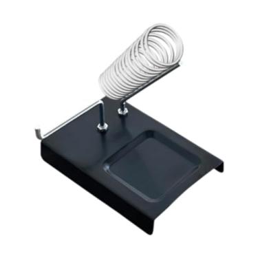 Imagem de IEUDNS Suporte de Ferro de Solda, Ferramenta de Soldagem de Rack de Metal Dispositivo Antiderrapante Estação de Suporte de Ferro de Solda para Eletricistas D, Sem Esponja