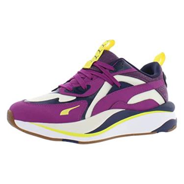Imagem de PUMA Tênis masculino Future Rider, Garça/roxo/amarelo, 39