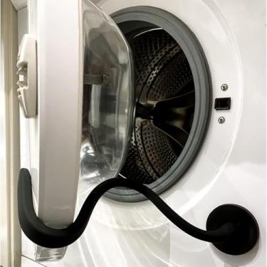 Imagem de Suporte da Porta da Lavadora de Carga Frontal, Suporte Flexível Magnético da Porta da Lavadora e da Secadora, Suporte Magnético da Porta da Máquina de Lavar, Batente Flexível