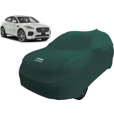 Imagem de Capa Automotiva Jaguar E-pace Tecido Helanca Cor Preta - Mz, Verde