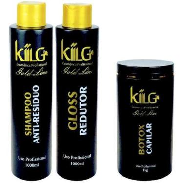 Imagem de Combo Kit Progressiva Kiilg + Botox Capilar Kiilg 1 Kg - Kiilg Profiss