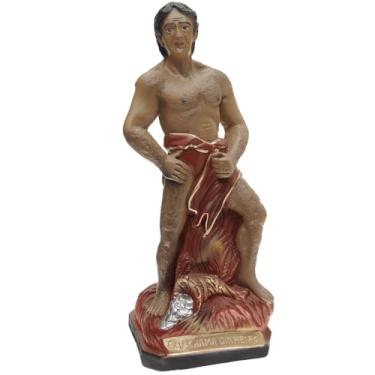 Imagem de Imagem Exú Chama Dinheiro 20cm Gesso Escultura Umbanda