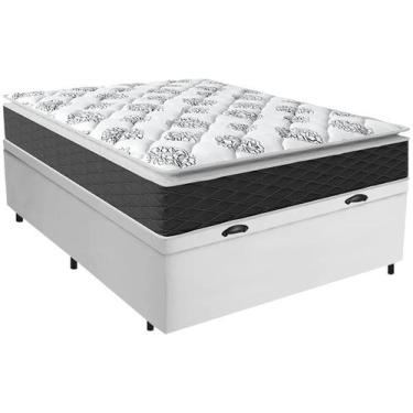 Imagem de Cama Box (Box + Colchão) Casal V-Joy Umaflex - de Mola Ensacada 63cm d