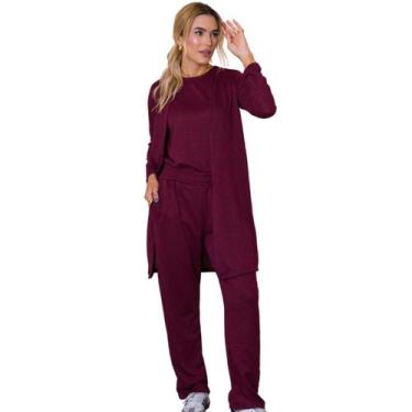 Imagem de Conjunto Feminino Lanzinha 3 Peças Casual Confortável - IV STORE, Vinh