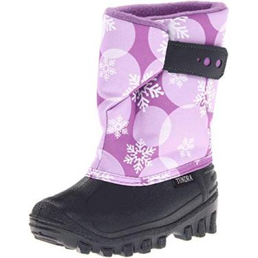 Imagem de Bota Tundra Teddy 4 (Bebê/Criança pequena), Navy/Plum, 4 Toddler